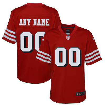 San Francisco 49ers Custom Stitched Game Jersey