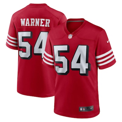 San Francisco 49ers Fred Warner 2025 Rivalries Stitched Game Jersey