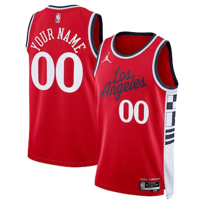 Los Angeles Clippers Custom Stitched Game Jersey