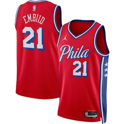 Philadelphia 76ers Joel Embiid Stitched Game Jersey