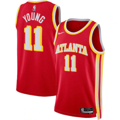 Atlanta Hawks Trae Young Stitched Game Jersey