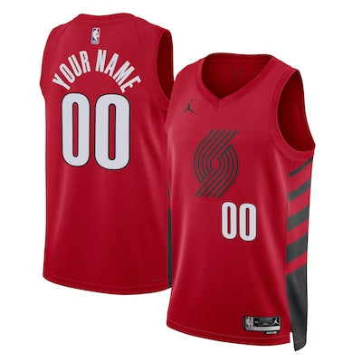 Portland Trail Blazers Custom Stitched Game Jersey