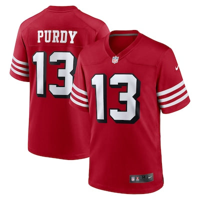 San Francisco 49ers Brock Purdy 2025 Rivalries Stitched Game Jersey