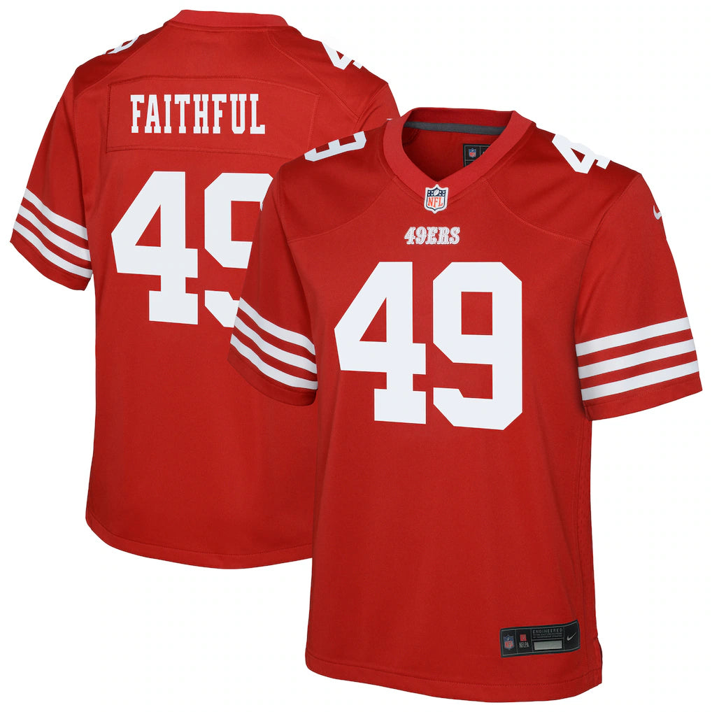 San Francisco 49ers Faithful Stitched Game Jersey
