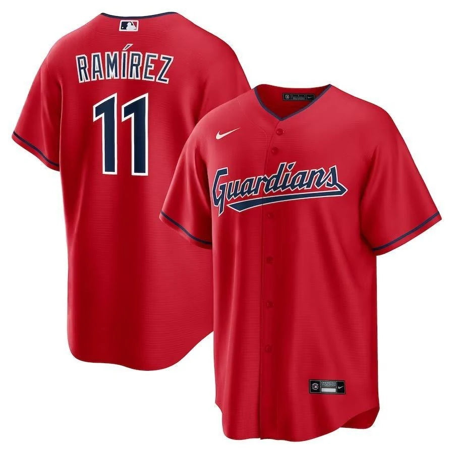 Cleveland Guardians José Ramírez Stitched Game Jersey