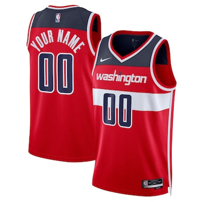 Washington Wizards Custom Stitched Game Jersey