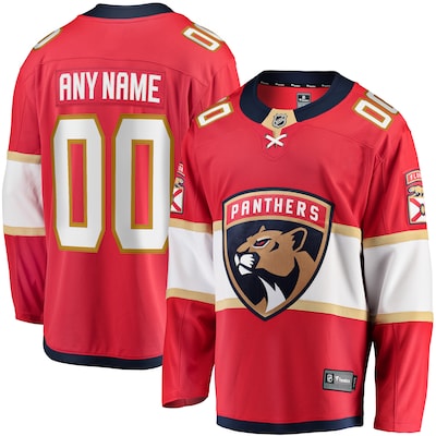 Florida Panthers Custom Stitched Game Jersey