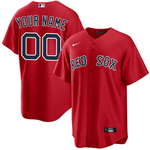 Boston Red Sox Custom Stitched Game Jersey