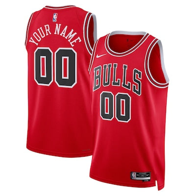 Chicago Bulls Custom Stitched Game Jersey