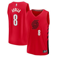 Portland Trail Blazers Deni Avdija Stitched Game Jersey