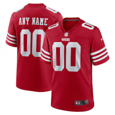 San Francisco 49ers Custom Stitched Game Jersey