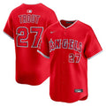 Los Angeles Angels Mike Trout Stitched Game Jersey