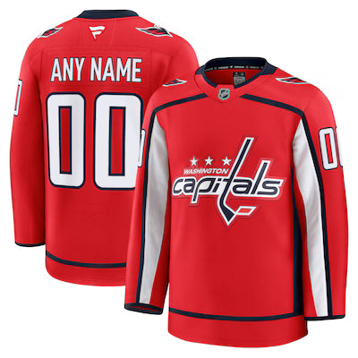 Washington Capitals Custom Stitched Game Jersey