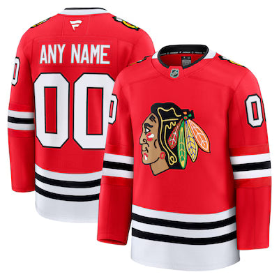 Chicago Blackhawks Custom Stitched Game Jersey