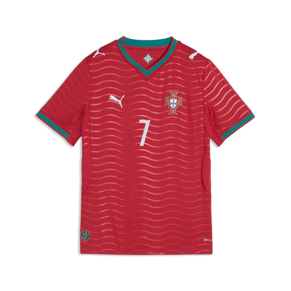 Men's Portugal Cristiano Ronaldo #7 2026 FIFA World Cup Home Jersey