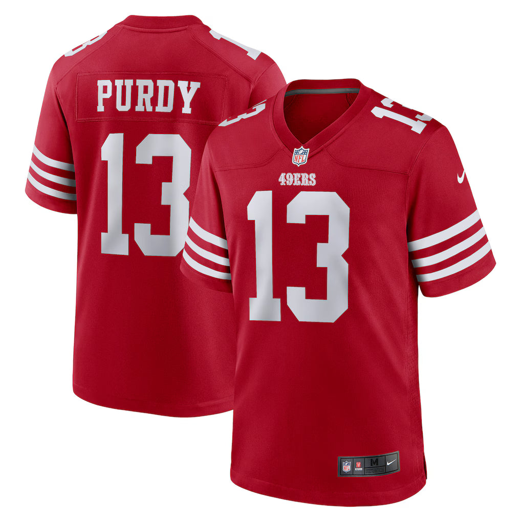 San Francisco 49ers Brock Purdy 2025 Rivalries Stitched Game Jersey