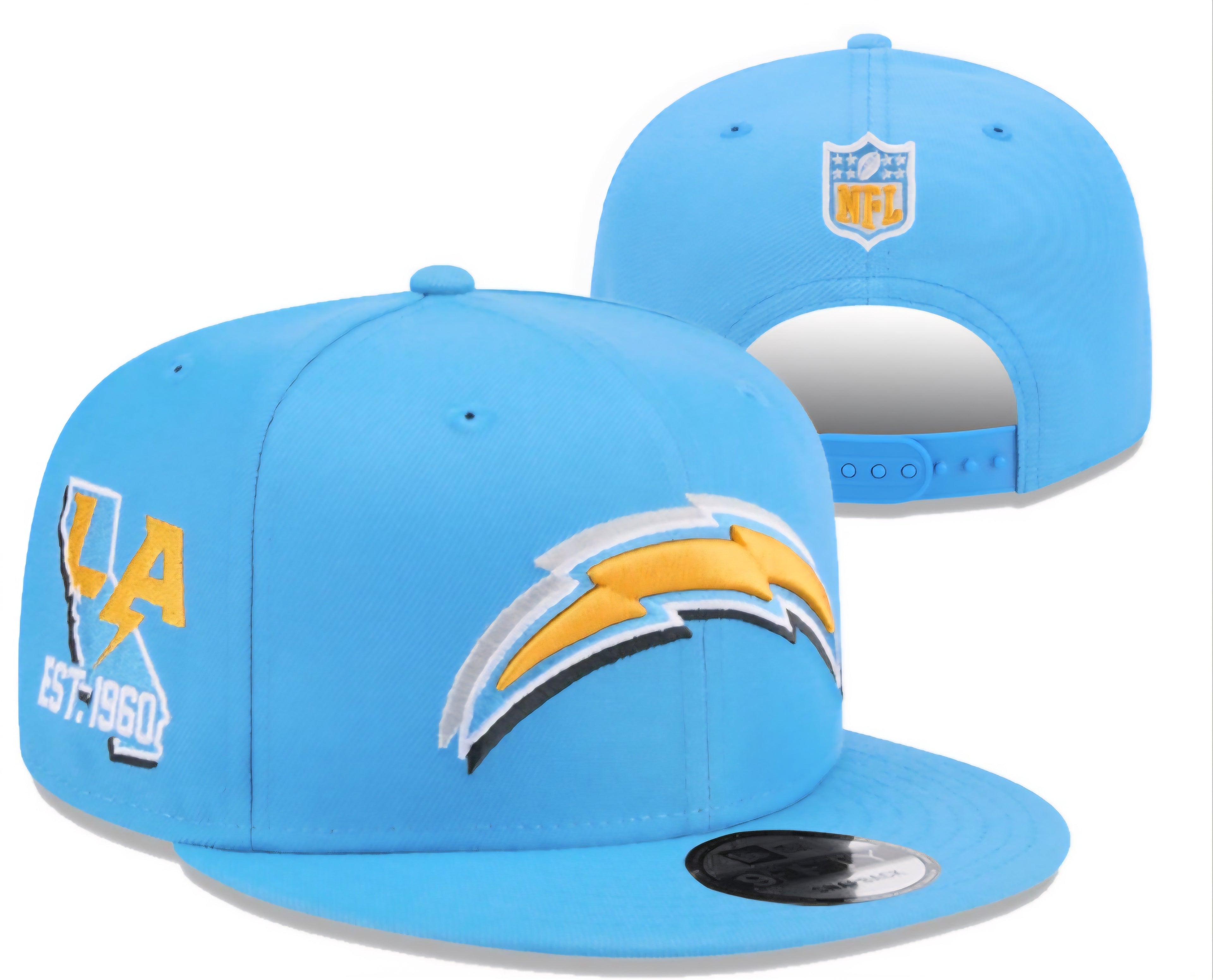 Men's Los Angeles Chargers Powder Blue 950 Snapback Hat