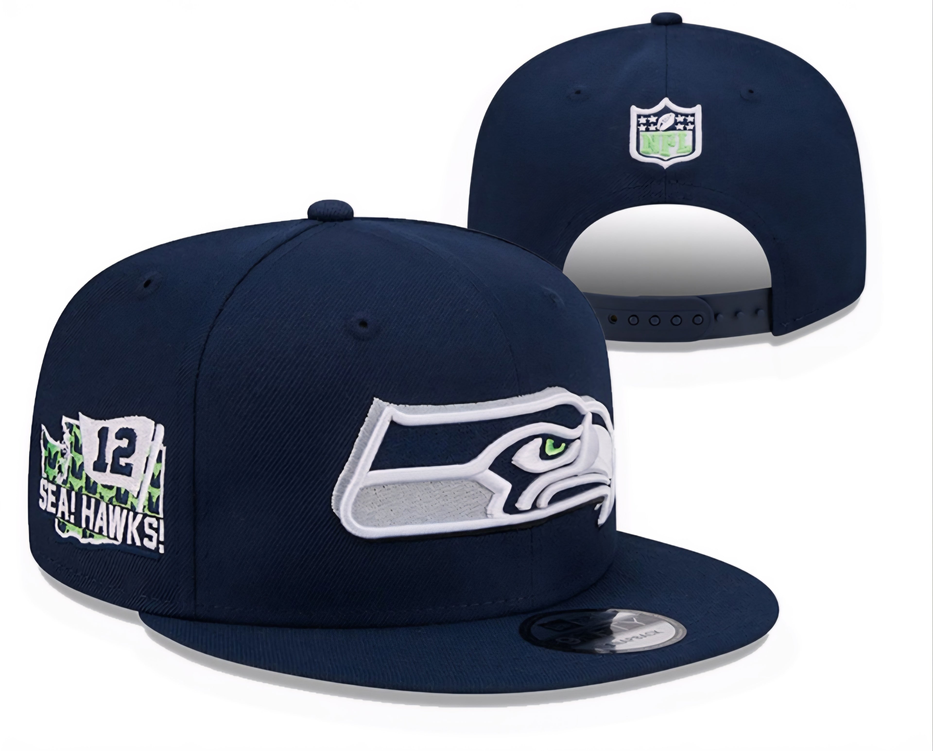 Men's Seattle Seahawks Navy 950 Snapback Hat