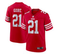 San Francisco 49ers Frank Gore Red Stitched Game Jersey