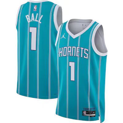 Charlotte Hornets LaMelo Ball Stitched Game Jersey