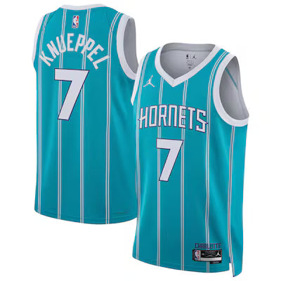 Charlotte Hornets Kon Knueppel Stitched Game Jersey