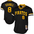 Pittsburgh Pirates Willie Stargell Throwback Black Stitched Game Jersey