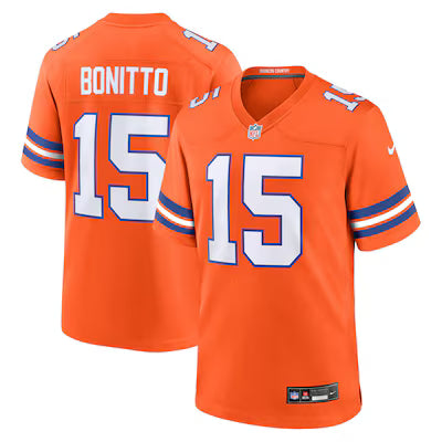 Denver Broncos Nik Bonitto Stitched Game Jersey