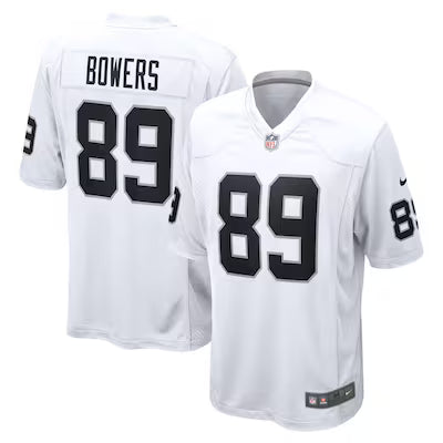Las Vegas Raiders Brock Bowers Stitched Game Jersey