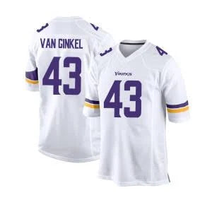 Minnesota Vikings Van Ginkel Stitched Game Jersey