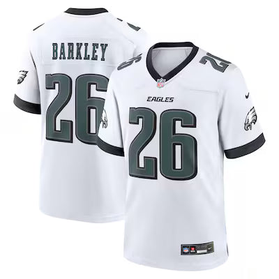 Philadelphia Eagles Saquon Barkley Stitched Game Jersey