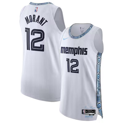 Memphis Grizzlies Ja Morant Stitched Game Jersey