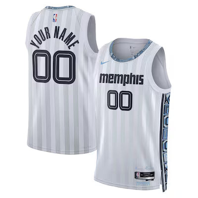 Memphis Grizzlies Custom Stitched Game Jersey