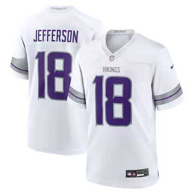 Minnesota Vikings Justin Jefferson Stitched Game Jersey