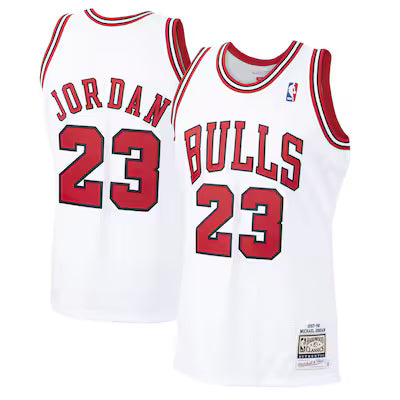 Chicago Bulls Michael Jordan Throwback Stitched Game Jersey