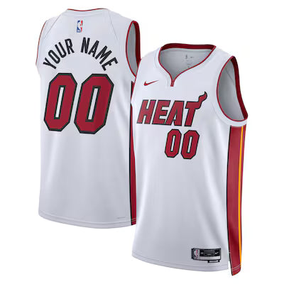 Miami Heat Custom Stitched Game Jersey