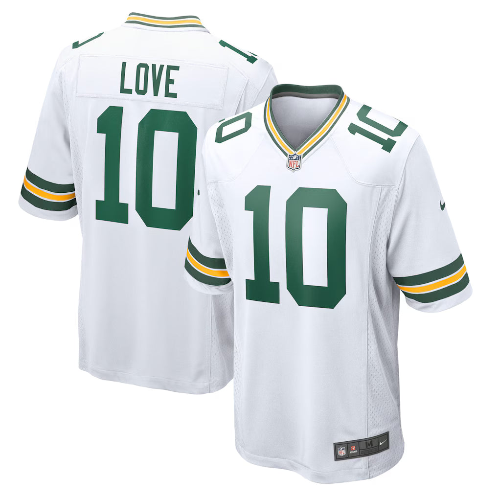 Green Bay Packers Jordan Love Stitched Game Jersey