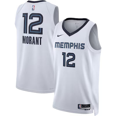 Memphis Grizzlies Ja Morant Stitched Game Jersey