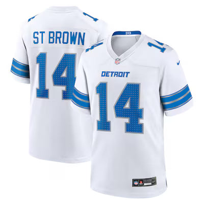 Detroit Lions Amon-Ra St. Brown Stitched Game Jersey