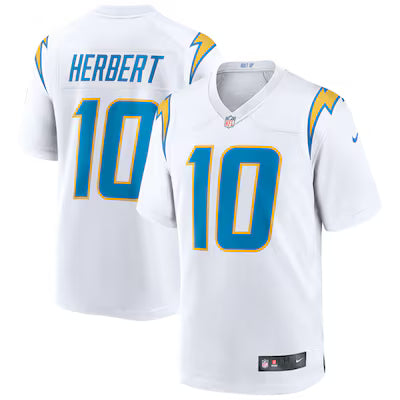 Los Angeles Chargers Justin Herbert Stitched Game Jersey