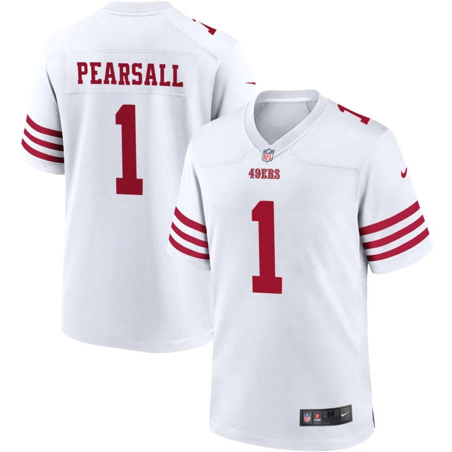 San Francisco 49ers Ricky Pearsall 2025 Rivalries Stitched Game Jersey
