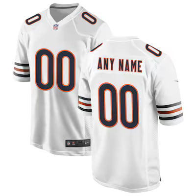 Chicago Bears Custom Stitched Game Jersey