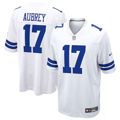 Dallas Cowboys Brandon Aubrey Stitched Game Jersey