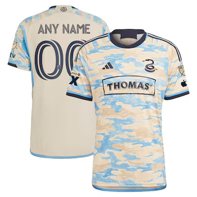 Philadelphia Union Custom 2025 Club Kit Jersey