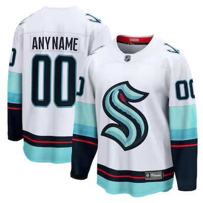 Seattle Kraken Custom Stitched Game Jersey