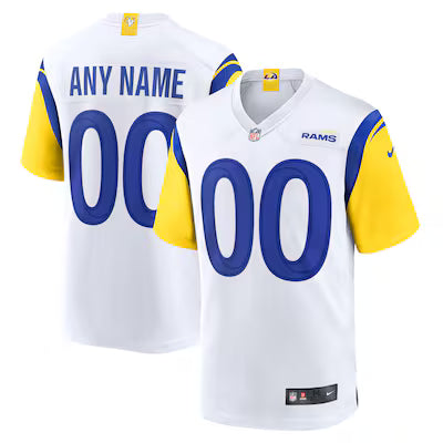 Los Angeles Rams Custom Stitched Game Jersey