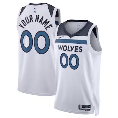 Minnesota Timberwolves Custom Stitched Game Jersey