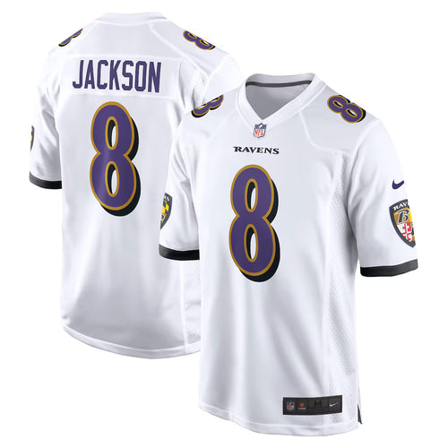Baltimore Ravens Lamar Jackson Stitched Game Jersey