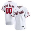 Washington Nationals Jays Custom White Stitched Game Jersey