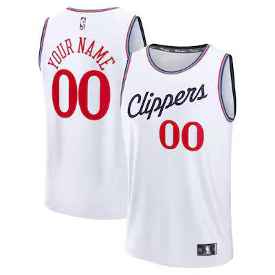 Los Angeles Clippers Custom Stitched Game Jersey
