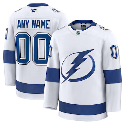 Tampa Bay Lightning Custom Stitched Game Jersey